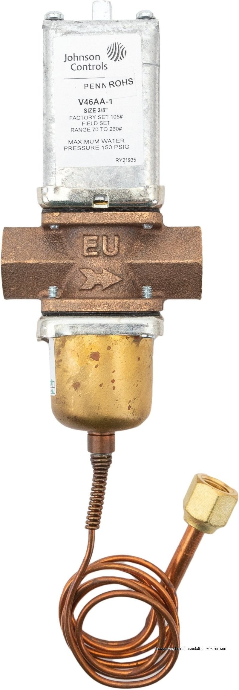 Johnson Controls V46AC-1C Water Regulating Valve